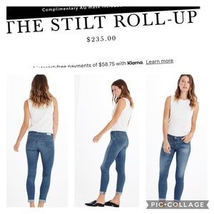 AG Stilt Roll-Up low rise jeans